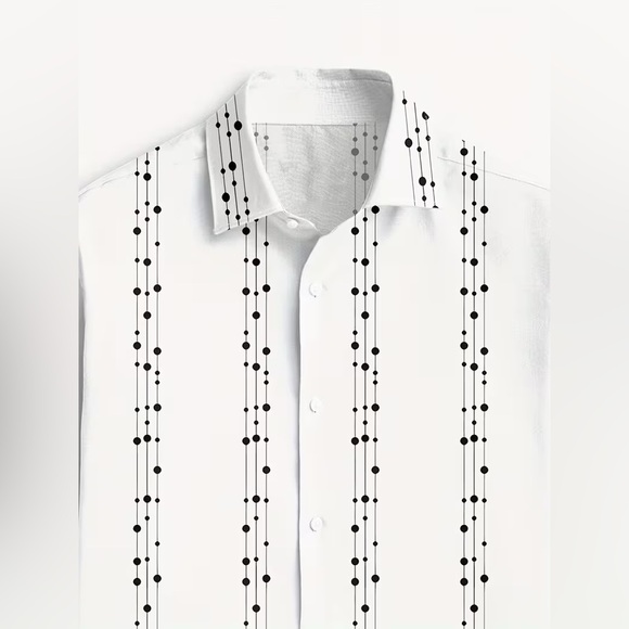 Men'S Formal Casual Shirt for Spring, Summer, And Autumn Size L - Picture 4 of 15